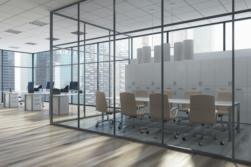 glass conference room